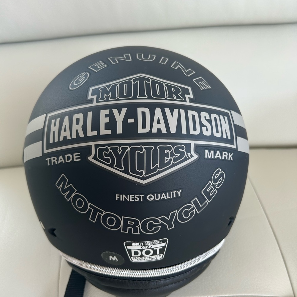 Harley-Davidson Women's Half Helmet w/ Retractable Sun Shield - Size M